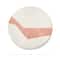 Hello Honey® Off-White and Terracotta Round Sandstone Coaster Set with Abstract Design